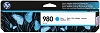 HP 980 D8J07A Cyan Inkjet Cartridge