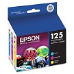Epson T125520 Color Ink Cartridge 3 Pack 