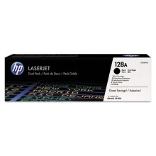 HP 128A CE320AD Smart Print Cartridge Black Dual Pack 
