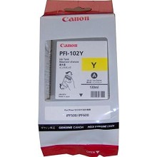 Canon PFI-102Y 130mL Yellow Ink Cartridge 