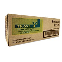 Kyocera Mita TK592Y Yellow Toner Cartridge 